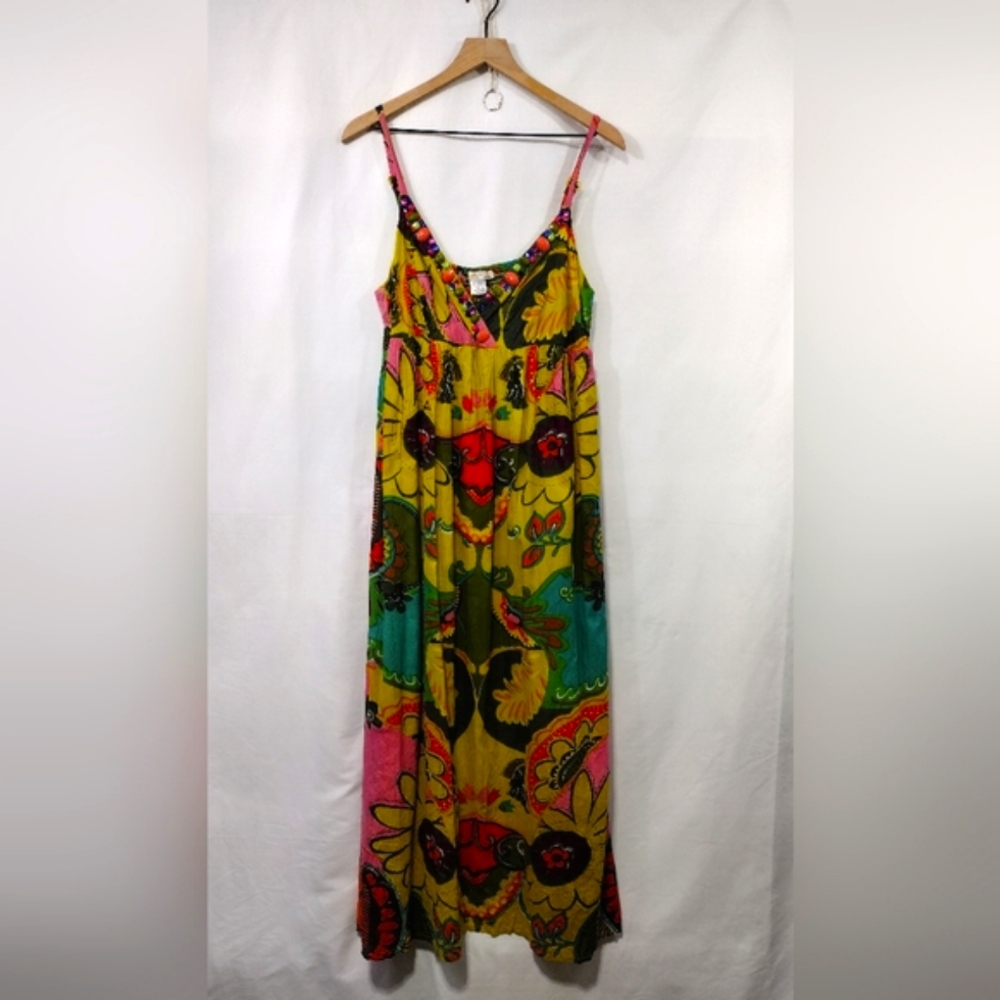 Vasna Artsy Dress Women's M Multicolor Bobo Retro 90s Y2K